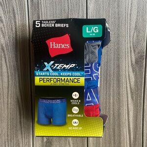 COPY - Hanes Boys X-Temp Performance Boxer Briefs - Blue, Red, Gray